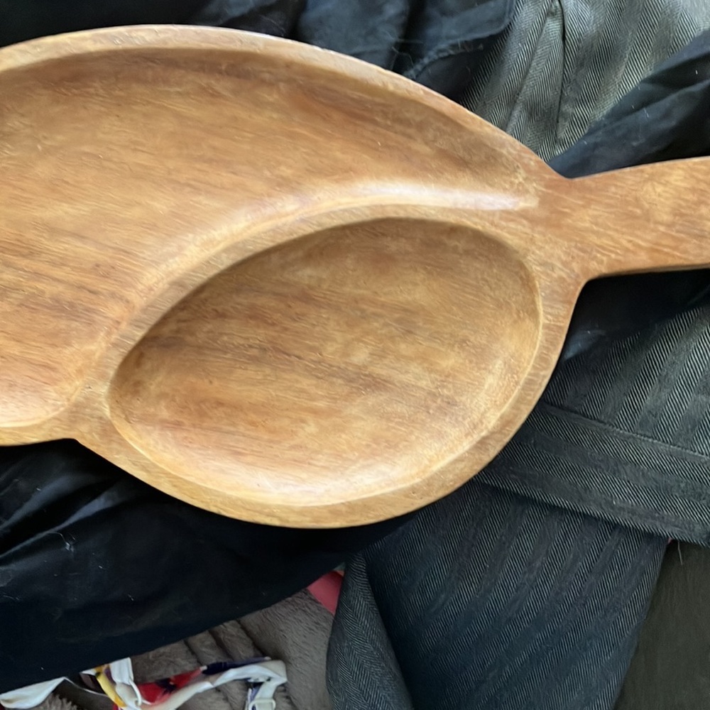 Wooden serving piece 14.5 x 6.5 - Picture 2 of 6